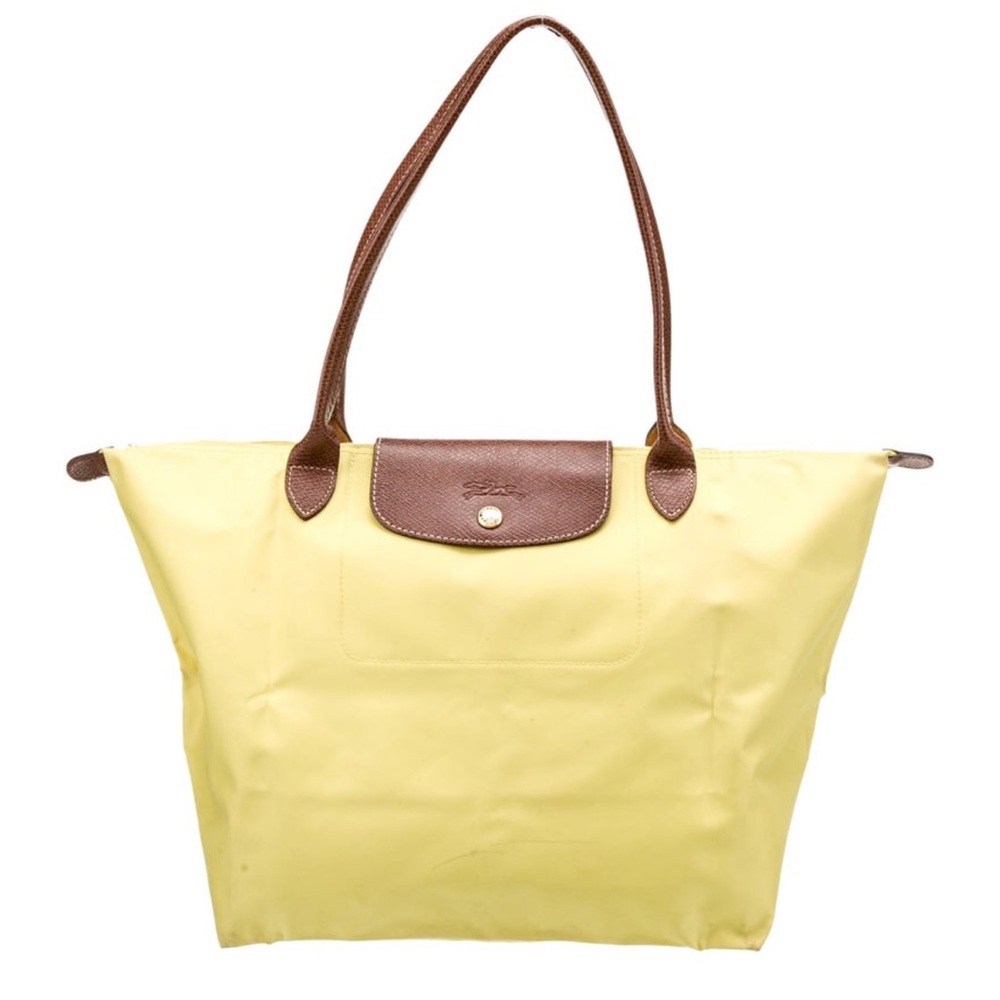 Longchamp yellow long handle bag